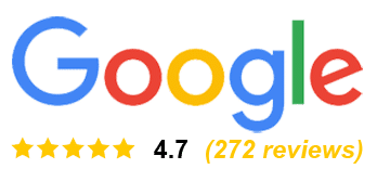 Google Logo With A 4.7 Star Rating And 272 Reviews Displayed Below. Google Logo With A 4.7 Star Rating And 272 Reviews Displayed Below.